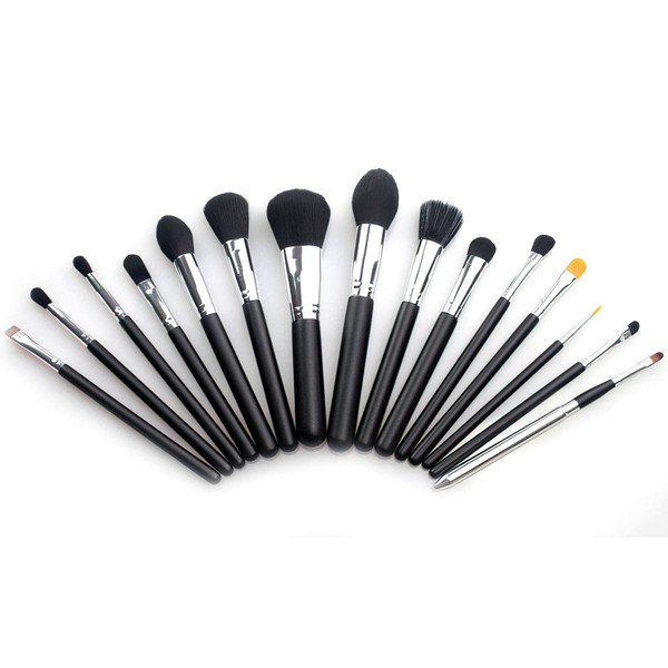 Nylon Professional Makeup Brush Set in 15Pcs