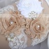 Lace Garters with Rhinestone/Imitation Pearls/Flower/Crystal #LDB03090007