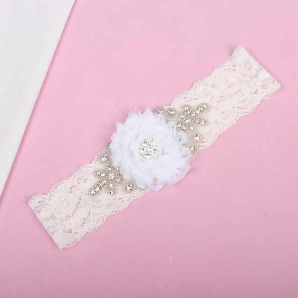 Lace Garters with Flower/Crystal #LDB03090015