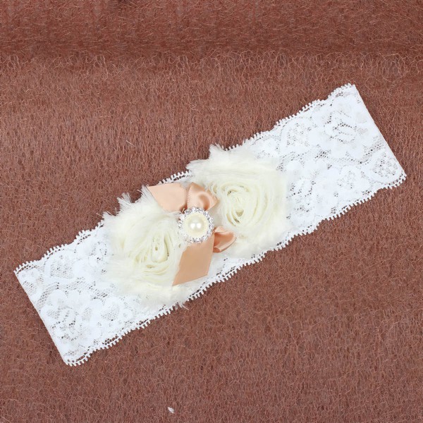 Lace Garters with Bowknot/Imitation Pearls/Flower #LDB03090020