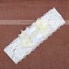 Lace Garters with Bowknot/Imitation Pearls/Flower #LDB03090020