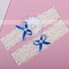 Lace Garters with Bowknot/Imitation Pearls/Flower #LDB03090032