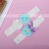 Lace Garters with Bowknot/Imitation Pearls/Flower/Crystal #LDB03090043