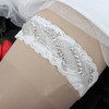 Lace Garters with Beading/Crystal #LDB03090051
