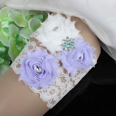 Lace Garters with Flower/Crystal #LDB03090079