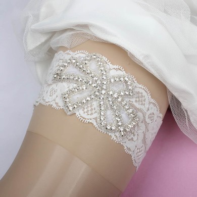 Lace Garters with Beading/Crystal #LDB03090095