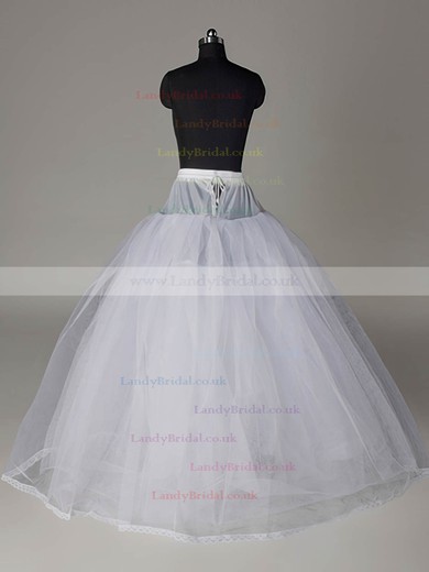 Nylon Ball Gown Full Gown 4 Tier Floor-length Slip Style/Wedding Petticoats #LDB03130001