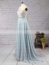 A-line Scoop Neck Chiffon Floor-length Appliques Lace Prom Dresses #LDB02018717