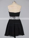 Red Sweetheart Chiffon Short/Mini Crystal Detailing Cute Prom Dress #LDB02041948