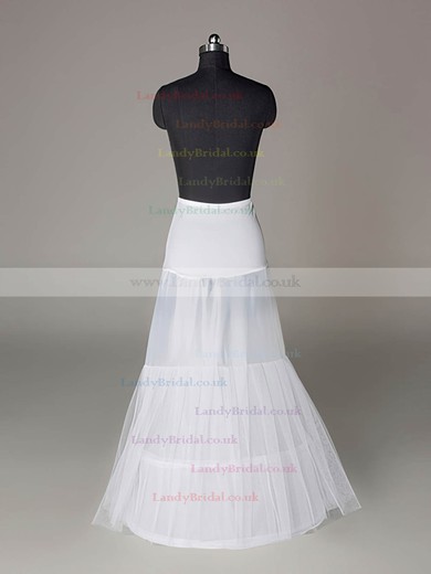 Tulle Netting/Polyester A-Line Full Gown 2 Tier Floor-length Slip Style/Wedding Petticoats #LDB03130005