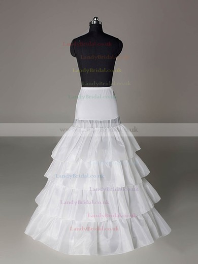 Taffeta A-Line Full Gown 4 Tier Floor-length Slip Style/Wedding Petticoats #LDB03130007