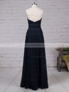 Lace Chiffon Scoop Neck A-line Floor-length Ruffles Bridesmaid Dresses #LDB01013518