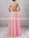 Chiffon Tulle Sweetheart A-line Floor-length Appliques Lace Prom Dresses #LDB020105072