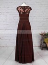 Chiffon Tulle V-neck A-line Floor-length Beading Mother of the Bride Dress #LDB01021713