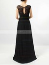 Lace Chiffon V-neck Empire Floor-length Ruffles Bridesmaid Dresses #LDB01013582