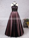 Tulle Lace Halter Floor-length Ball Gown Beading Prom Dresses #LDB020105048