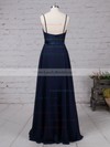 Chiffon Scoop Neck Floor-length A-line Appliques Lace Prom Dresses #LDB020105862
