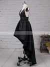 Satin V-neck Asymmetrical A-line Prom Dresses #LDB020105866