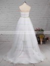 Tulle Sweetheart Ball Gown Sweep Train Beading Wedding Dresses #LDB00023216