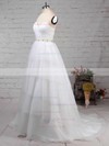 Tulle Sweetheart Ball Gown Sweep Train Beading Wedding Dresses #LDB00023216
