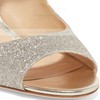Women's Pumps Stiletto Heel Silver Sparkling Glitter Wedding Shoes #LDB03030863