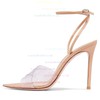 Women's Pumps Stiletto Heel Leatherette Wedding Shoes #LDB03030864