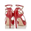 Women's Pumps Stiletto Heel Red Leatherette Wedding Shoes #LDB03030868