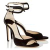 Women's Pumps Stiletto Heel Black Velvet Wedding Shoes #LDB03030869