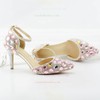 Women's Pumps Cone Heel Leatherette Wedding Shoes #LDB03030914