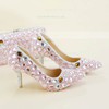 Women's Pumps Cone Heel Leatherette Wedding Shoes #LDB03030917