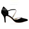 Women's Pumps Stiletto Heel Satin Wedding Shoes #LDB03030888