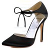 Women's Pumps Stiletto Heel Satin Wedding Shoes #LDB03030889