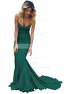 Trumpet/Mermaid Sweetheart Jersey Sweep Train Prom Dresses #LDB020102598