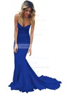 Trumpet/Mermaid Sweetheart Jersey Sweep Train Prom Dresses #LDB020102598