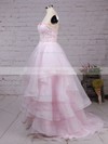 Ball Gown Sweetheart Organza Floor-length Beading Prom Dresses #LDB020103055