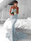 Trumpet/Mermaid Sweetheart Jersey Sweep Train Prom Dresses #LDB020103568
