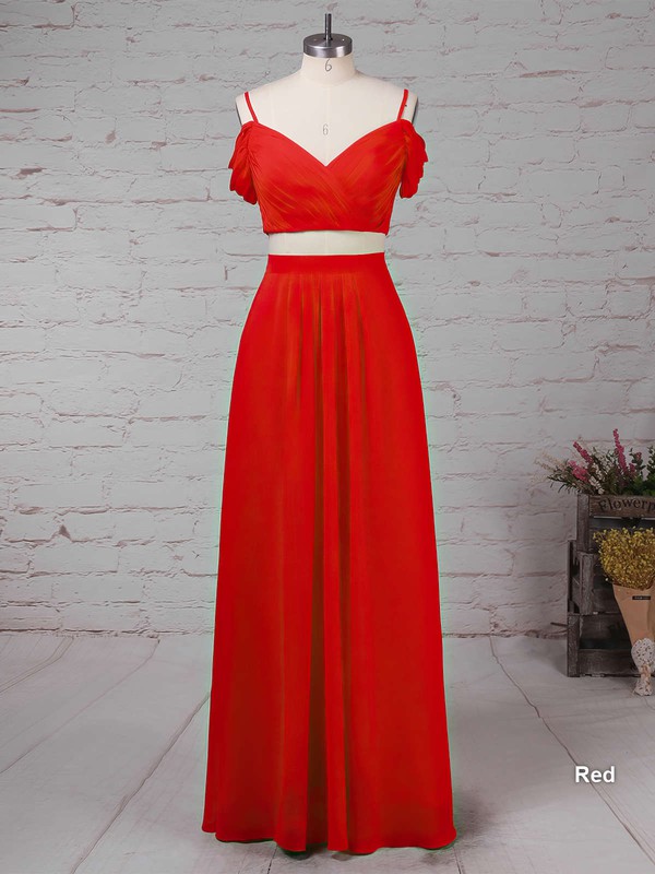 A-line Off-the-shoulder Silk-like Satin Floor-length Split Front Prom Dresses #LDB020105268