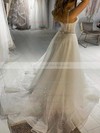 Glitter Sweetheart Princess Sweep Train Beading Wedding Dresses #LDB00023696