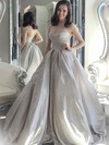 Glitter Sweetheart Ball Gown Sweep Train Prom Dresses #LDB020107165