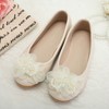 Kids' Pumps PVC Flower Flat Heel Girl Shoes #LDB03031484