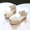Kids' Sandals PVC Flower Flat Heel Girl Shoes #LDB03031508