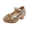 Kids' Flats PVC Crystal Low Heel Girl Shoes #LDB03031521