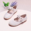 Kids' Flats PVC Flower Flat Heel Girl Shoes #LDB03031533