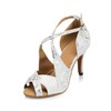 Women's Sandals Velvet Buckle Stiletto Heel Dance Shoes #LDB03031076
