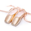 Kids' Closed Toe Satin Lace-up Flat Heel Dance Shoes #LDB03031092