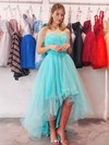 Tulle Sweetheart A-line Asymmetrical Prom Dresses #LDB020107355