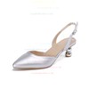 Women's Pumps Kitten Heel PVC Buckle Wedding Shoes #LDB03030992