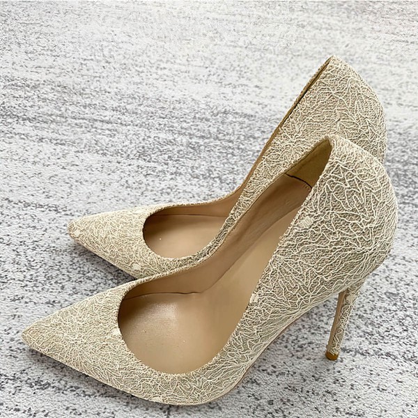 Women's Pumps Stiletto Heel PVC Sparkling Glitter Wedding Shoes