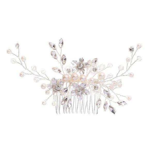 Combs & Barrettes Imitation Pearls As the Picture Headpieces #LDB03020270