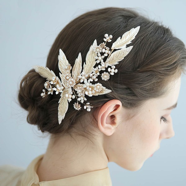 Hairpins Alloy Gold Headpieces
